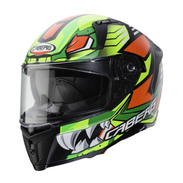 CABERG Caberg Avalon Giga Matt Black/Yellow Fluorescent/Red Fluorescent